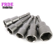 【FRDE】65mm Long 5.5-19mm Hexagon Nut Driver Drill Bit Socket Wrench Extension Sleeve