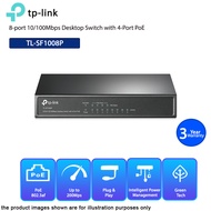 TP-LINK TL-SF1008P 8-port 10/100Mbps Switch with 4-Port PoE