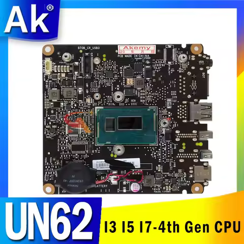 For ASUS MINI VIVO PC UN62 Computer Motherboard UN42 with 2957U CPU Laptop Mainboard Fully 100% Test