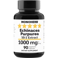MONOHERB Echinacea Purpurea Extract 1000 mg - 90 Vegetarian Capsules