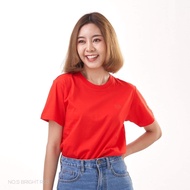 แตงโม (SUIKA) - เสื้อแตงโม ORIGINAL T-SHIRTS คอวี คอกลม สี 05.BRIGHT RED