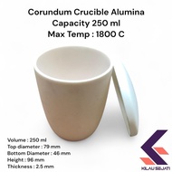 High Purity Krus Alumina Corundum Alumina Crucible 250/ max 1800ML°C C C C