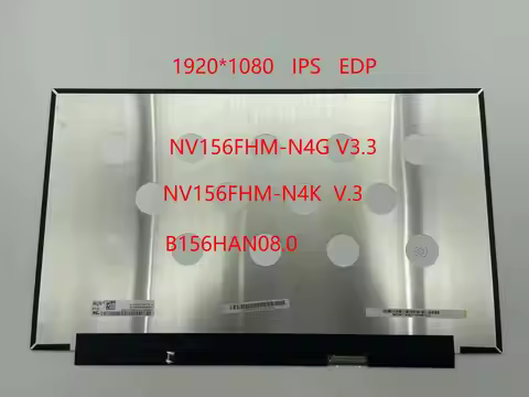 NV156FHM-N4G V3.3 For NV156FHM -N4K B156HAN08.0 Narrow edge 144hz LCD screen 72% NTSC IPS LCD screen