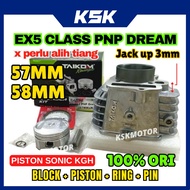 TAIKOM RACING BLOCK EX5 CLASS PNP EX5 DREAM (X PERLU ALIH TIANG) EX5 DREAM JET 3MM 2MM BLOK DREAM 57