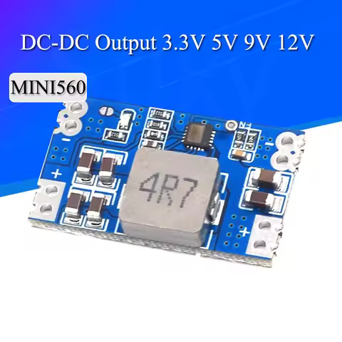 Stlxy 5A DC-DC MINI560 Step-Down Stabilized Voltage Supply Module Output 3.3 5V 9V 12V