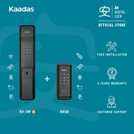 Kaadas K9-5W Door Lock + Kaadas R8GD Gate Lock | AN Digital Lock