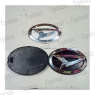 Aksesoris Mobil TERIOS 2016 2017 Logo Tutup Ban Serep Cadangan Belakang Hitam Emblem Mobil Metal Sti