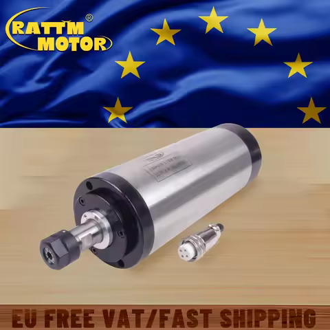 CNC 1.5KW ER16 Water Cooling Cooled Spindle Motor 400Hz 24000rpm For CNC Engraving Milling Router Ma