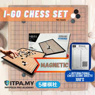 I-GO Chess Set Magnetic Game 19 x 19 Grid Ready Stock