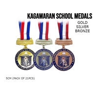 5cm KAGAWARAN SCHOOL MEDALS  ( pack of 21 pcs ) .