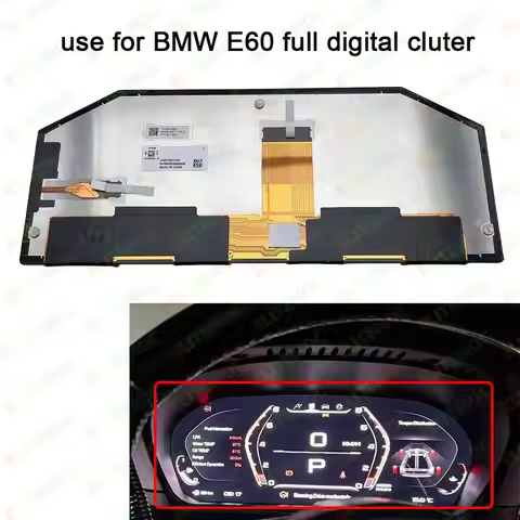 LAM123G170A 12.3" Full LCD Display for Updated BMW 5 Series E60 E61 E63 E64 2003-2009 Dash Speedomet