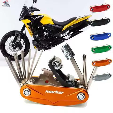 For Macbor Montana XR1 XR5 500 Rockster Motorcycle Conbination Tool Repair Screwdriver Set Tool Acce