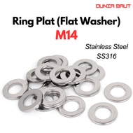 SS316 M14 PlateRing M14 Flat Washer/ / M14WP / Stainless Steel PlateRing M14