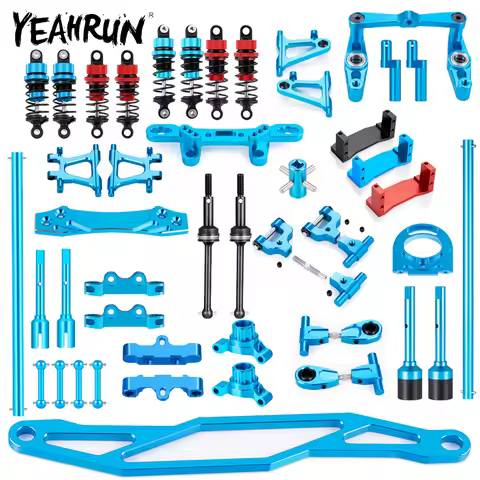 YEAHRUN Metal CVD Shock Absorbers Motor Battery Post Plate Arm Mount for Tamiya TT02 1/10 RC Drift C
