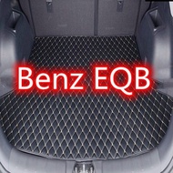((Ready Stock) Suitable for Benz EQB Trunk Carpet PU Leather Trunk Tray Cargo Mat Trunk Carpet