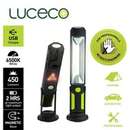 LUCECO 英國品牌 - 尿袋 / 停電 / 貨倉 / 車房 LED 5W 電筒 LILT45T65 多角度360°  USB充電 450流明 / 火災逃生-戶外-漆黑-便攜-磁鐵