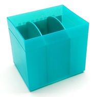 Vesta Plastic 3Compart Stationery Organiser(G) 11.2x9.7x10.4C