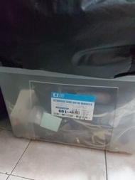 ez keep, 透明收納箱，60L,無蓋