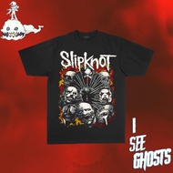 เตรียมจัดส่ง เสื้อวง Slipknot ลายหน้า หลัง ลิขสิทธิ์แท้ สั้น สี เสื้อยืด S03