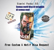 Garskin Vapor sigelei Fuchai 213 motif logan - motif bisa request