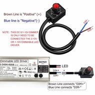 0-10V Dimmer Plant Light Dedicated Switch Anti-Interference with Shielding Anti-Shaking Strobe Passi