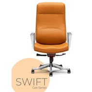 E3081H Leather Office Chair / Director Office Chair / High Back Chair / Office Furniture / Kerusi Pe