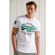 (Ready stock)Superdry's Extreme Dry Men's Street Trend Print Casual Short Sleeve T-Shirt