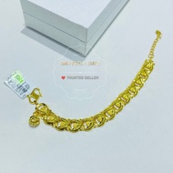EMAS 375 RANTAI TANGAN BUDAK VITARA 375 GOLD BRACELET T60C