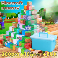 Rcynview Minecraft ตัวต่อแม่เหล็ก ของเล่นเสริมไอคิวเด็ก 3ปี+ บล็อกแม่เหล็กสร้างสรรค์ แม่เหล็กแรง แสน