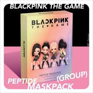 BP_Group｜韓國熱賣 BLACKPINK THE GAME GROUP 胜肽抗老面膜盒裝(3D立體盒面)｜7片｜PEPTIDE MASKPACK