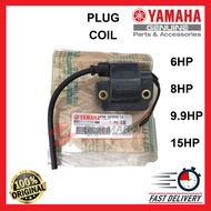 ORIGINAL YAMAHA IGNITION PLUG COIL 5B 6B 8B 8M 9.9C 15C COIL PLUG ENJIN SANGKUT YAMAHA 694-82320-12 - GLR MARINE