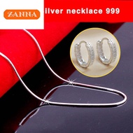 Silver original Italian 925 sterling silver snake bone chain lovers chain necklace for  women and me