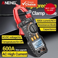 Digital Clamp Multimeter 4000 Counts AC/DC Voltage AC Current Resistance Capacitor ANENG PN107 Elect