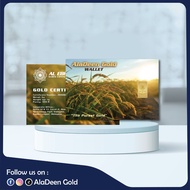 AlaDeen Gold®️ 1gram Gold Bar 999.9Au (The Purest Gold)