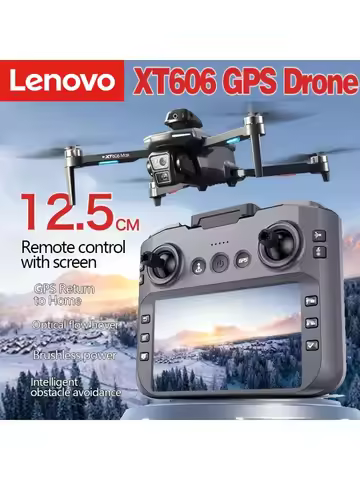 Lenovo XT606 MAX GPS Drone 4k Professional 8K HD Camera FPV Wish Screen Drone 360° Obstacle Avoidanc