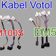 Cable set Votol EM50S EM100S EM150S controller hall alarm