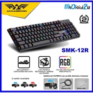 Armaggeddon SMK-12R RGB Kestrel Outemu Switch Mechanical Keyboard | 104 Key Low-Profile | 16.8 Milli