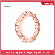 ChicAcces Protective Cover Half Surrounded Anti-fall TPU Watch Protector Frame Shell for Huami Amazfit T-rex