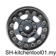 RCGOFOLLOW 7.5mm Hex 1.0 Inch Metal Wheel Rims For 1/18 1/24 Crawler Trx4m 30mm