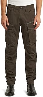 Men's Rovic Zip 3D Regular Tapered Trousers, Brown (Wren D02190-E064-H336), 38W / 34L