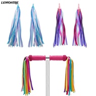 LEMONTRE 1 Pair Handlebar Streamers, Colorful Plastic Cycling Streamers, Durable Lenght 30cm Lightwe