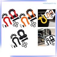 [WishshopelxlMY] 2 Pieces D Ring Shackles Trailer High Strength Off Roads Towing Accessories
