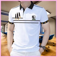 ▜ ♘ ◸ Polo shirt for men, youthful polka dot style men's fashion polo shirt -13