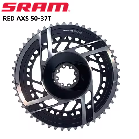 SRAM RED AXS 50-37T Chainring 8Bolt Direct Mount 2x12Speed 8 Holes Black Round Chainring Double Orig