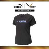 Puma Fit Women Logo Tee PUMA T-Shirt (Black-Elektro Purple) 52218156