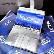 [Y&G] A5 A6 Blue series Casher Planner 3D colorful zipper bag storage loose leaf binder 6 holes pink