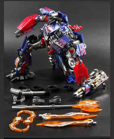 Black Mamba Deformation Toys LS03F Abdominal Muscle Amplification Alloy Dark Edition MPM04 Optimus R