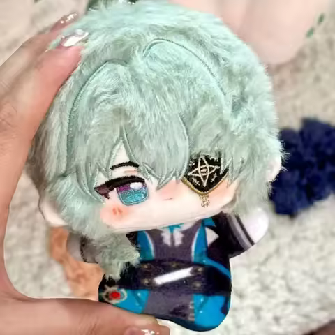 Anaxa Cosplay Costume Accessories Plush Keychain Honkai Star Rail 10CM Key Chain Fans Backpack Penda