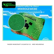 Razer Minecraft Gigantus V2 - Med mousepad