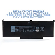 DE/LL F3YGT DM3WC 0DM3WC 2X39G LATITUDE 7480 7490 12 7000 7280 7380 7.6V 60WH BATTERY